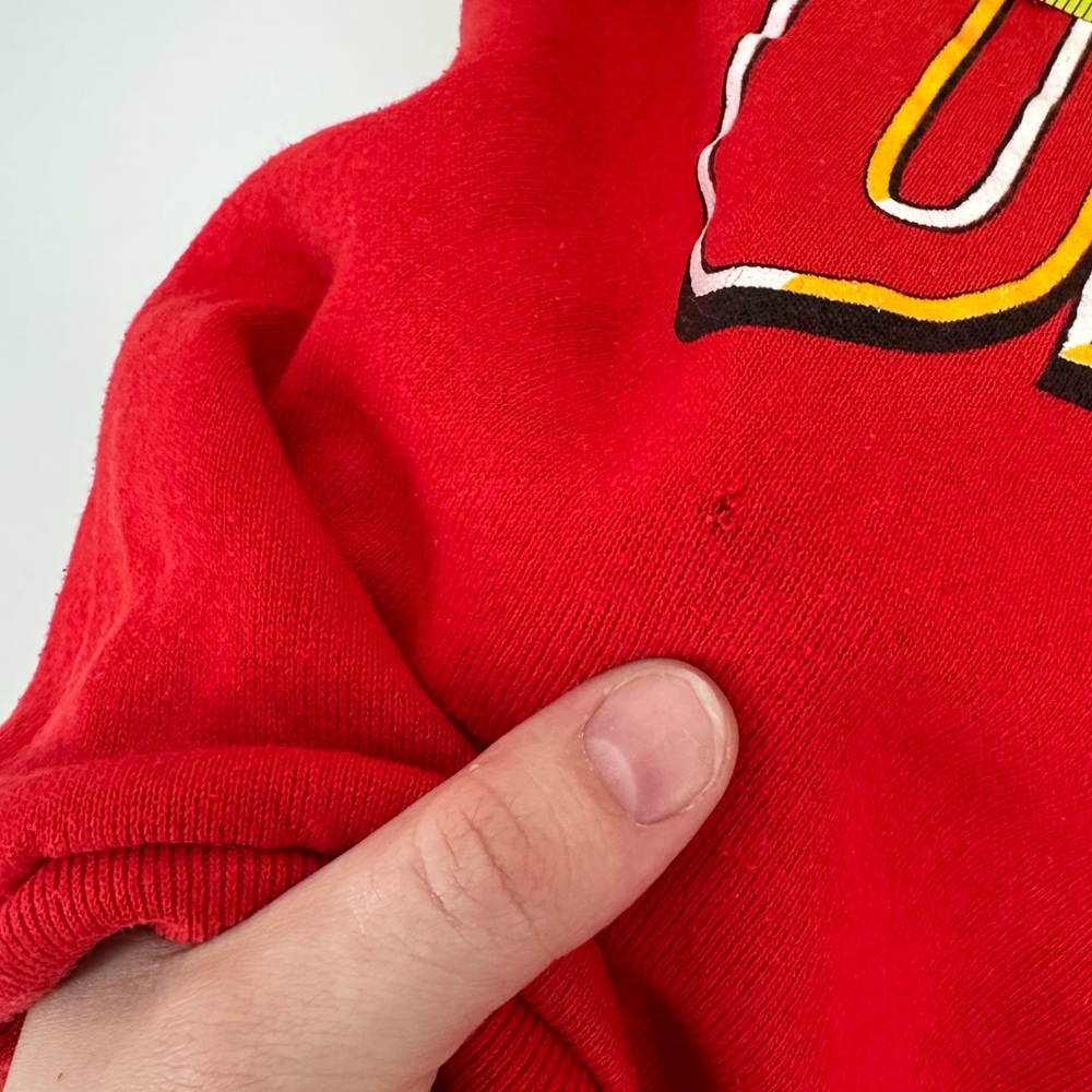 Vintage 1995 Kansas City Chiefs Crewneck Sweatshirt Oneita Power Sweats Size L - Picture 8 of 9